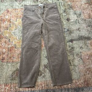 Grey corduroy Loft Jeans